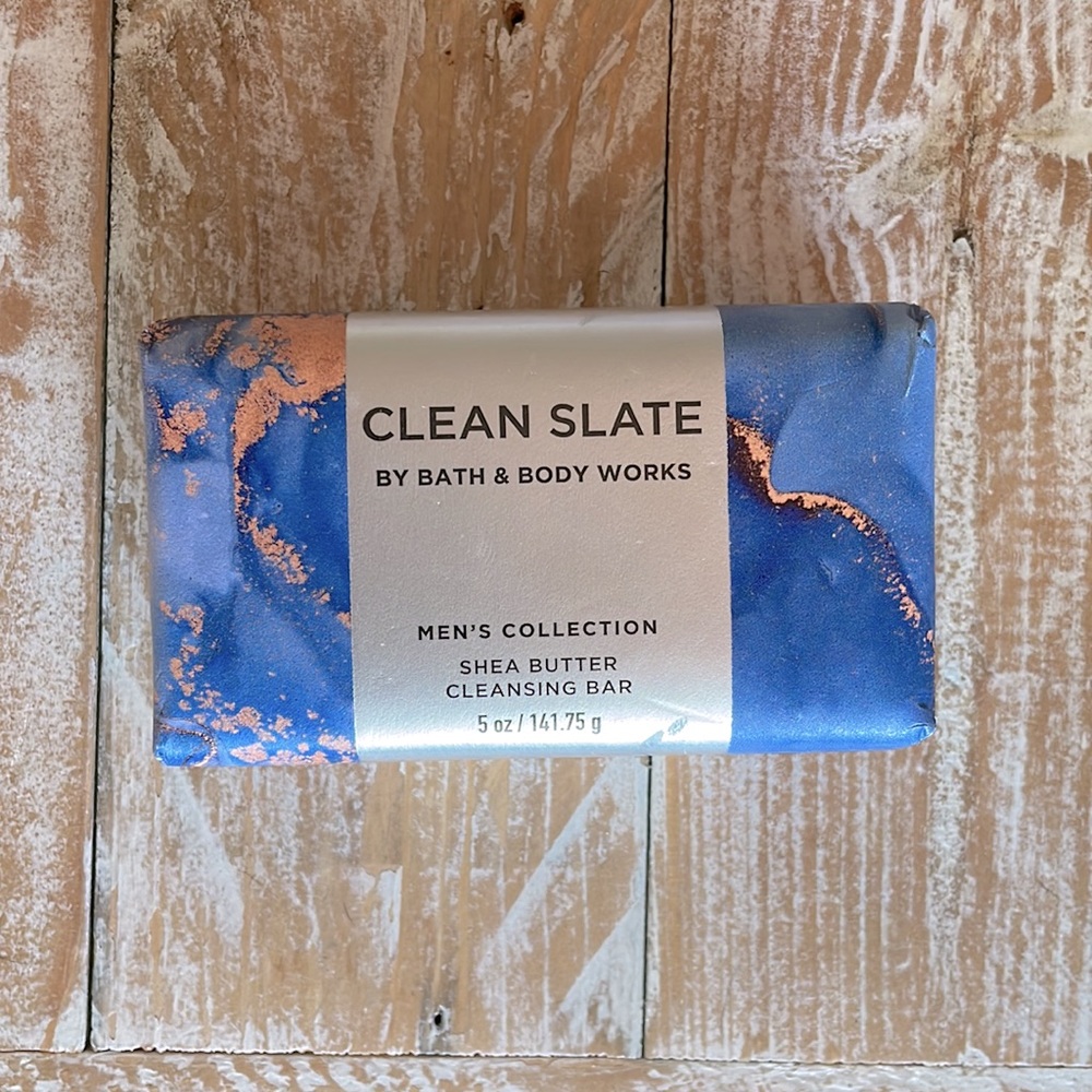 🧼Bath & Body Works CLEAN SLATE Shea Butter Cleansing Bar Soap🧼NWT